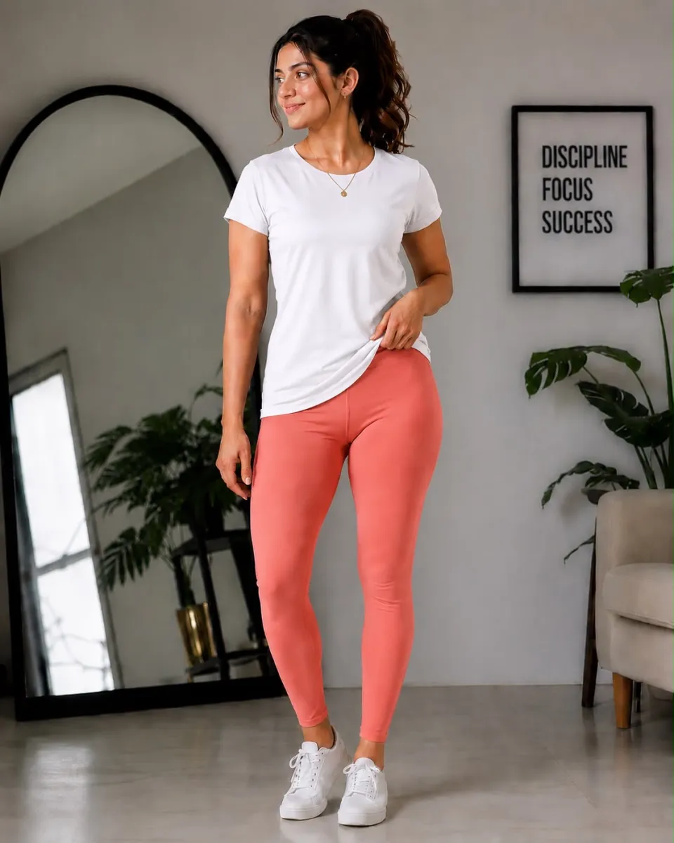 PREMIUM BIO WASH ANKLE LEGGINGS VELORA Thumbnail