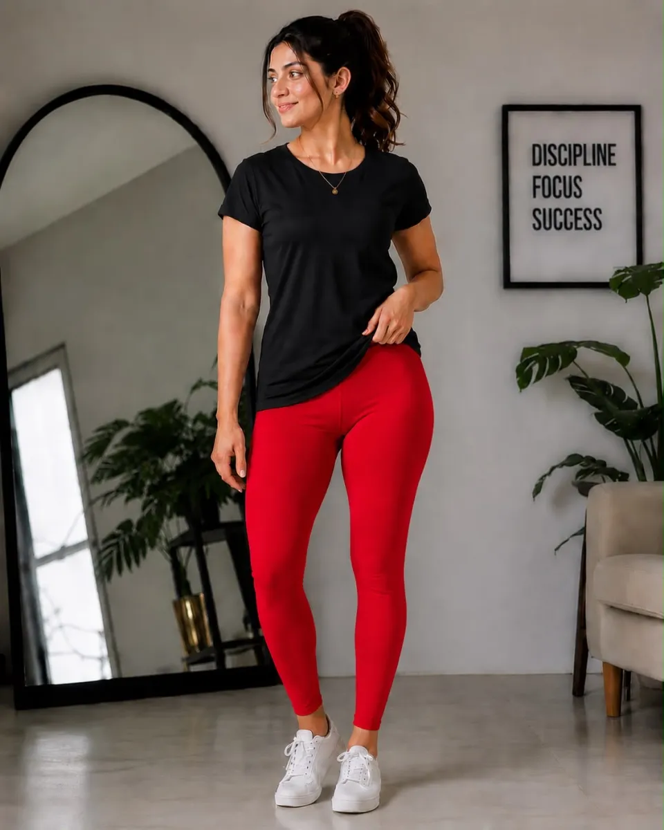 PREMIUM BIO WASH ANKLE LEGGINGS VELORA Thumbnail