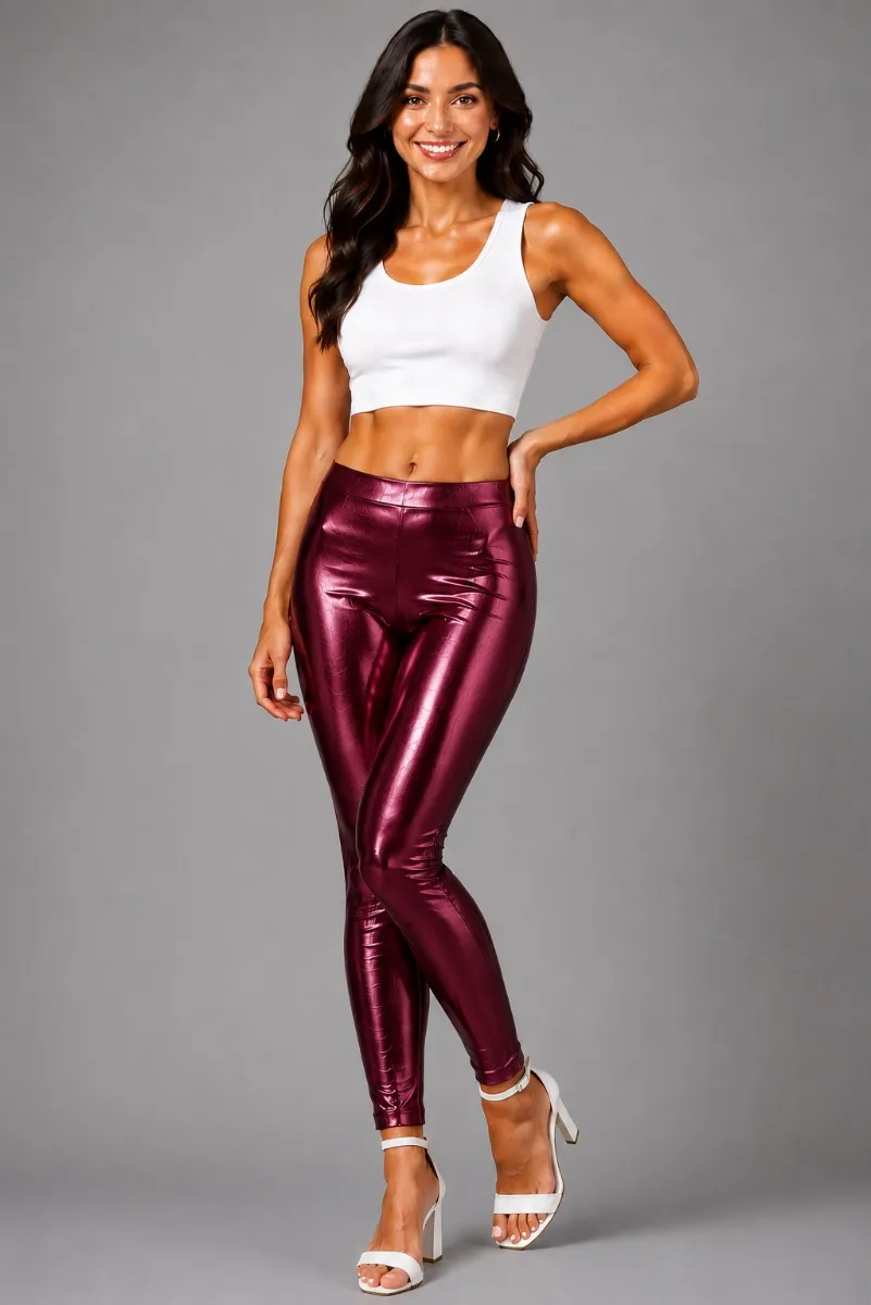 SHIMMER ANKLE FIT LEGGINGS FOR VELORA Thumbnail